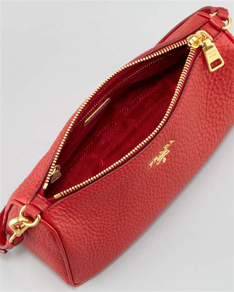 cammeo small daino leather shoulder bag prada|Prada Pre.